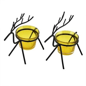 Available High Quality Round Available Glass Candle Jar for Home & Hotel Decoration New Design Best Price Metal Candle <b>Lantern</b> - Product Image 2