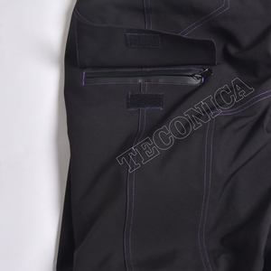 Pantalones de snowboard de invierno OEM personalizados para mujer, forro polar de poliéster transpirable, aislamiento térmico, impermeable, a prueba de viento, con cremallera impresa - Product Image 5