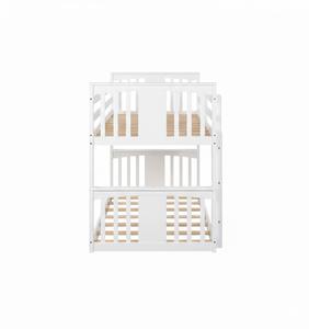 Camas Literas Dobles de Madera Multifuncionales con Escaleras para Dormitorio Infantil - Product Image 4