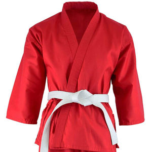 2024 mejor calidad personalizado hombres 100% algodón Karate uniforme deportes artes marciales desgaste OEM servicio gran oferta - Product Image 4
