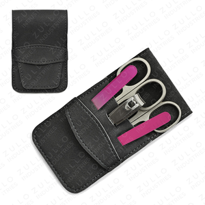 Wholesale 5 Piece Stainless Steel Manicure <b>Pedicure</b> Kit Custom Color Logo Nail Care Tools OEM Private Label <b>Set</b> - Product Image 5
