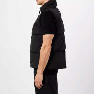 Nouveauté : Gilet sans manches pour homme, vestes en cuir personnalisables avec fermeture éclair, fabriquées par RASHEED MFG CO - Product Image 5