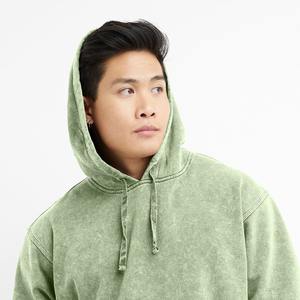 OEM Custom Made Men's Acid Washed Hoodies avec tissu de qualité supérieure Design personnalisé Impression Quick Dry Breathable Acid Wash sweats à capuche - Product Image 4