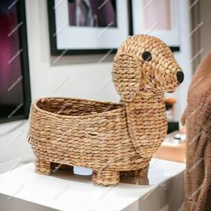 Gran oferta, almacenamiento artesanal de ratán, decoración del hogar, comida, lavandería, Cestas tejidas con forma de Animal para niños, decoración de habitación de guardería - Product Image 4