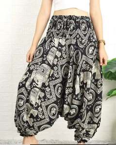 Pantalones Harem de Yoga para Mujer, de Cintura Media, Holgados, Estilo Hippie, de Secado Rápido, con Estampado Completo, Ligeros y de Primera Calidad - Product Image 1