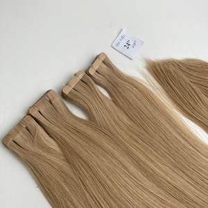 ผมคนแท้เวียดนามแบบตรงส่วนขยายของผมตรงขนาด24นิ้ว100% เรมี่ # 6C + # 18C เทปสีไฮไลต์ - Product Image 5