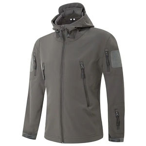 Chaqueta ligera con cremallera impermeable para hombre 2025 Softshell para hombre, chaqueta Softshell para hombre, ropa deportiva transpirable de nailon - Product Image 2
