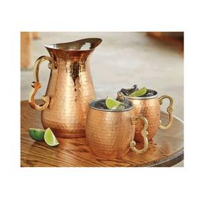 Taza de mula de Moscú de latón ecológica de último diseño con empuñadura de mano para proveedor indio de cerveza de jengibre - Product Image 6