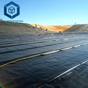 Feuille de HDPE 500 microns, feuille de plastique de 1 mm d'épaisseur, feuille de polyéthylène noire, imperméable, revêtement de bassin commercial, revêtement de barrage - Product Image 3