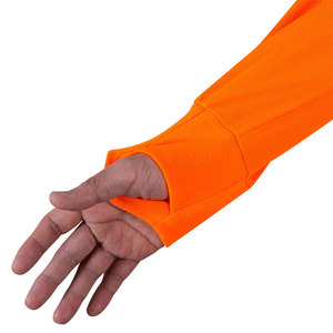 Manufacturer of Custom Logo Safety Reflective Hi <b>Vis</b> Long Sleeve Top <b>Shirts</b> Men <b>High</b> Visibility Construction Work <b>T</b> <b>Shirts</b> - Product Image 4