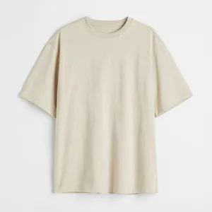 T-shirt graphique de gymnastique formel personnalisé de haute qualité pour hommes T-shirt d'entraînement de couleur unie 100% coton tricoté respirant d'été - Product Image 1