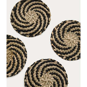 Sous-verres en herbe de mer très vendus, tissés à la main, naturels, ronds, pour tasses, verres, vente en gros, fabriqués en usine par VgreenArt au Vietnam - Product Image 2