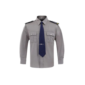 Uniformes de guardia de seguridad de invierno para hombre, la mejor calidad, personalizados, de manga larga, holgados, poliéster/algodón, servicio OEM al por mayor - Product Image 6