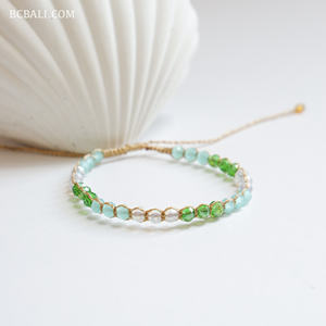 Handmade <b>crystal</b> beads <b>bracelet</b> exquisitely crafted with vibrant fashion beads and charming accents perfect as a thoughtful gift - Product Image 3