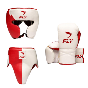 Ensemble de sparring MMA en cuir de vachette de haute qualité OEM personnalisé pour l'entraînement au combat, avec lacets, séchage rapide et évacuation de l'humidité - Product Image 5