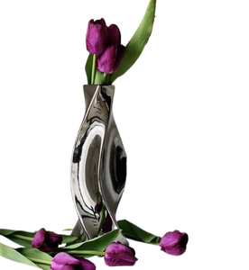 Florero de Metal de aluminio de aspecto real, decoración del hogar, decoración de mesa para fiesta de boda, florero de estilo clásico - Product Image 3