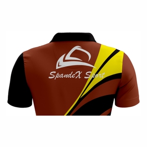 Personalizado sublimado para hombre para la camisa de polo de tacto suave de punto uniforme deportivo de ajuste suelto camisa de golf ajustada regular - Product Image 6