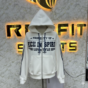 All Color Plus Size New Style Most Demanded Zipper <b>Hoodie</b> <b>White</b> Printed Factory Made Cheap Price Hoodies <b>Men</b> <b>Men's</b> Hoodies - Product Image 5
