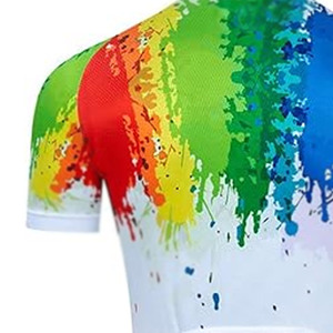 Conjunto de Jersey de Ciclismo de alta calidad para hombre, pantalones cortos con pechera acolchados en 3D, mallas de secado rápido, Top transpirable, traje de Ciclismo de manga corta personalizado - Product Image 6