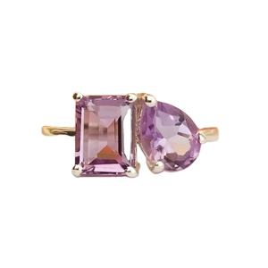 <b>Amethyst</b> Stone Design 925 Sterling Silver Women Wedding Engagement Handmade <b>Ring</b> Fine Jewelry Factory Direct Party February - Product Image 1