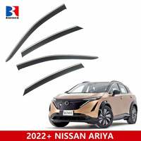 4 pièces Pare-soleil de porte de voiture pour Nissan Ariya 2022 Déflecteur de vent Pare-pluie Déflecteur de fenêtre
