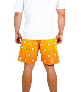 Shorts de basket-ball en maille respirante de qualité supérieure, vente en gros, broderie, sublimation, shorts de basket-ball rétro personnalisés pour hommes - Product Image 4