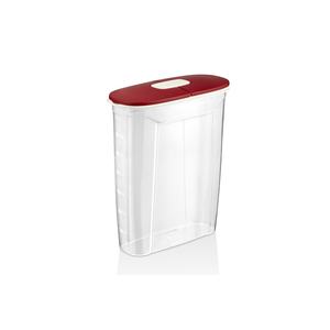 <b>Large</b> Transparent 4000 ml Eco-friendly PP Stackable Lockable Grain Storage Box Airtight Flip Lid Pasta Rice Cereal Spice Dry - Product Image 1