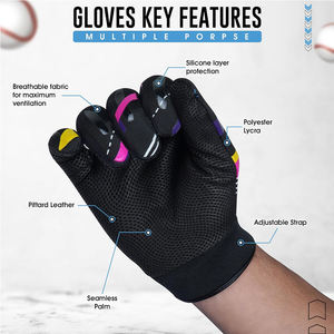 2025 équipement d'entraînement de Baseball professionnel-gants en cuir pour hommes personnalisés de haute qualité vente chaude gants en liège efficaces érable - Product Image 2