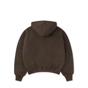 Wholesale 350GSM High Quality Mens Hoodies 100% <b>Combed</b> Cotton Blank Casual Hoodie with Custom Printing & Embroidery Logo - Product Image 2