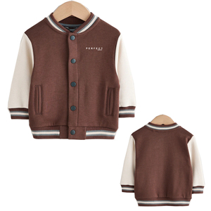 Chaqueta de Béisbol de Lana Personalizada para Niños, Resistente al Viento, con Mangas de Cuero, Talla Grande, Chaqueta Universitaria para Invierno - Product Image 5