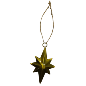 เครื่องประดับคริสต์มาสรูปดาวโลหะแบบแขวนรูปซานต้าหลากหลายสีสำหรับใช้ในบ้านและกลางแจ้ง - Product Image 4