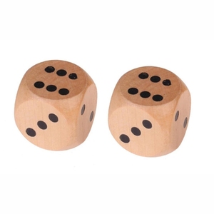 10 Pcs Wooden Dice, 6 Sided Blank Dice Round Corner | Ubuy - View #14