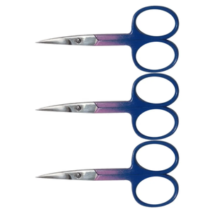 Tijeras de abanico de uñas personalizadas de alta calidad, removedor de celulosa de cutículas de acero inoxidable, Mini tijera de uñas de belleza con logotipo personalizado - Product Image 1