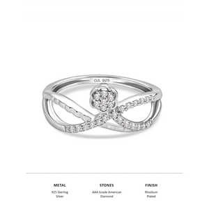 แหวนเงินแบบห่วงลายดอกไม้แนววินเทจสุดอินเทรนด์สำหรับผู้หญิงชุบทอง18K สำหรับเจ้าหญิงตัดสแตนเลสคริสเตียนทางศาสนาทันสมัย - Product Image 5