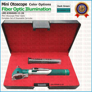กล้องตรวจหูแบบพกพา ไฟเบอร์ออปติก สีเขียวเข้ม ราคาขายส่ง กล้องตรวจหูไฟเบอร์ออปติก สีเขียวเข้ม อุปกรณ์ทางการแพทย์สำหรับใช้ในชีวิตประจำวัน สำหรับแพทย์ - Product Image 5