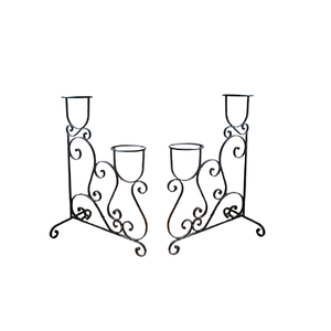 Lot de 2 jardinières rondes en fonte de grande taille de qualité supérieure pour la décoration de jardin - Product Image 2