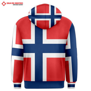 Sudadera con capucha de tela de poliéster con estilo para hombre Diseño de sublimación de bloque de color para invierno - Product Image 6