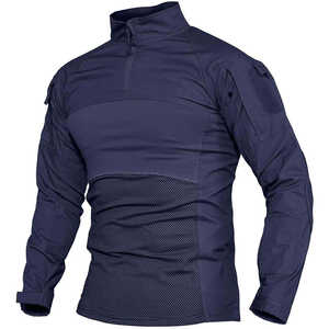 Camisa Táctica Estilo Utilitario con Característica Impermeable, Mangas Largas, Tela Resistente para Entusiastas del Aire Libre, Sitios de Trabajo, Campamento - Product Image 3