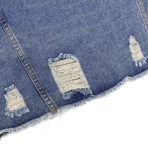 Top <b>Sale</b> Autumn and <b>Spring</b> Crop Women's Denim Jean Jacket Turn Down Collar Pocket Loose Jacket For Women with OEM Service - Product Image 4