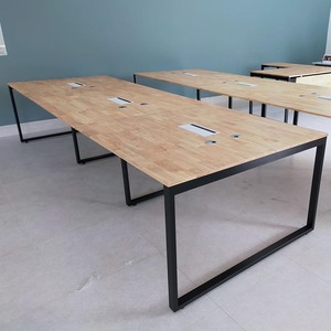 HBRT031 Mesa Minimalista para 6 Personas, 120x360cm, Rectangular, Patas de Acero, Requiere Ensamblaje, para Uso en Dormitorio, Incluye - Product Image 3