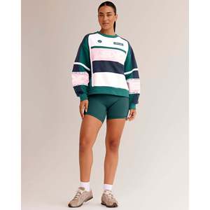<b>Women's</b> Power Sweater-Future <b>Navy</b>-Teal - Product Image 6
