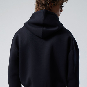 เสื้อครอปไซส์ใหญ่ผ้าฝ้ายสำหรับผู้ชายเสื้อฮู้ดทรงบ็อกซี่ใส่พอดีตัวดีไซน์ใหม่ - Product Image 4