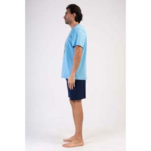 Conjunto de Pantalones Cortos y Camiseta de Cuello Redondo para Hombre CEPLI ERKEK P.SUPREM XXL - Turquesa - Turquesa - Product Image 2