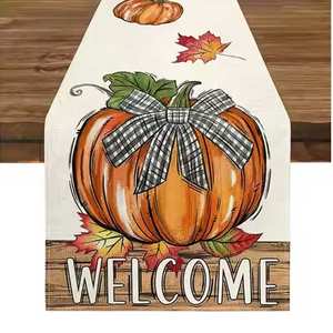 New Arrival Customized Table <b>Runner</b> Made from Soft Cotton with Artistic Patterns for Dining Table - Product Image 3