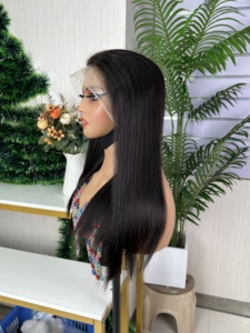 Perruque bob 13*4 double drawn en cheveux humains 100% naturels avec dentelle frontale - Product Image 4