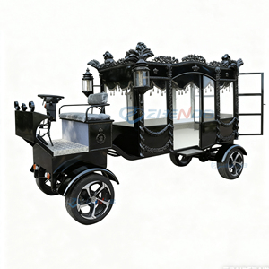 Cercueil funéraire antique tiré par des <span class=keywords><strong>chevaux</strong></span>, chariot moderne noir, charrette funéraire, cérémonie funéraire blanche, chariot tiré par des <span class=keywords><strong>chevaux</strong></span> - Product Image 1