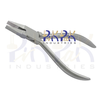 Tang Kombinasi Baja Anti Karat 130mm, Mulut Rata, Gigi Bergerigi, Finishing Matt, Untuk Pembuatan Perhiasan, Kerajinan DIY, Memancing, OEM, Pemasangan Circlip, Crimping