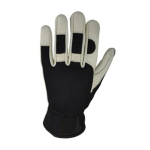 Gants en cuir de sécurité en peau de vache fabriqués à la main par OEM Gants de travail en cuir véritable personnalisés - Product Image 5
