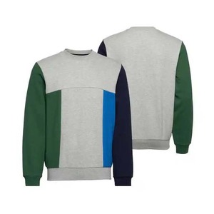 Vente en gros Sweatshirts personnalisés Vêtements pour hommes Basiques Pull court vierge Confortable Long Block Color Winter Man Sweatshirt - Product Image 6