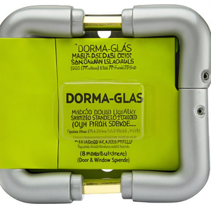 DORMA-GLAS Par de Manijas Redondas para Puerta de Vidrio, Aleación Ligera con Acero Inoxidable Anodizado para Eje Cuadrado de 8 mm - Product Image 3
